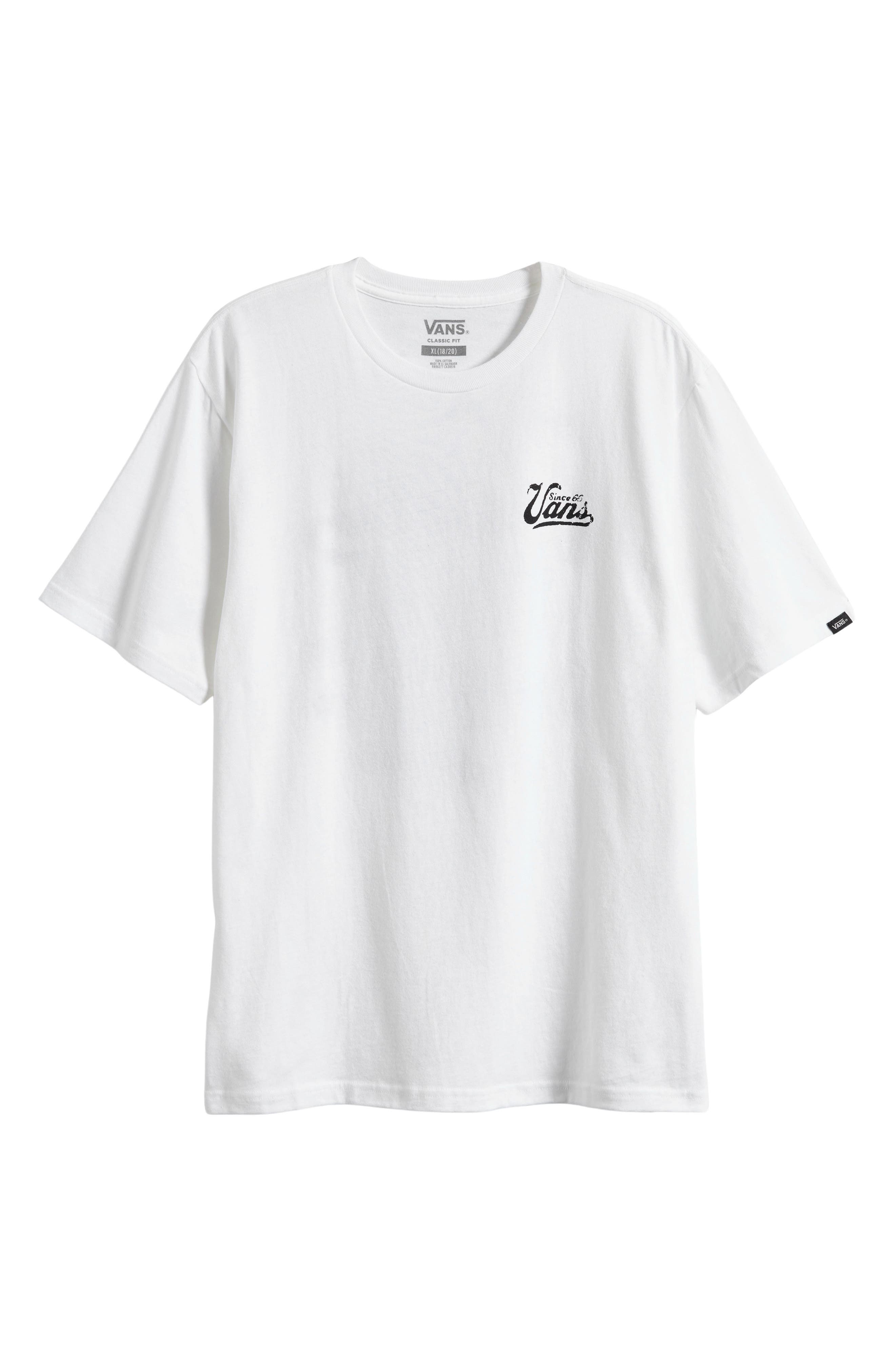 Vans Kids' Waffle Lover Graphic T-Shirt in White 