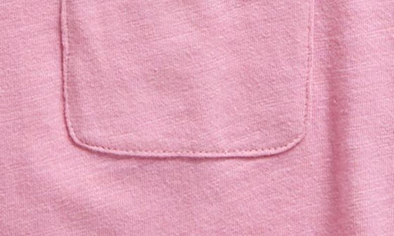 Shop Treasure & Bond Kids' Ruffle Hem Cotton Crop T-shirt In Pink Moonlite