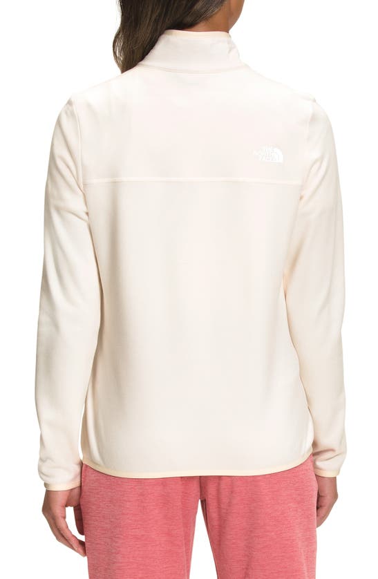 Shop The North Face Canyonlands Half Zip Sweatshirt In Gardenia White Heather