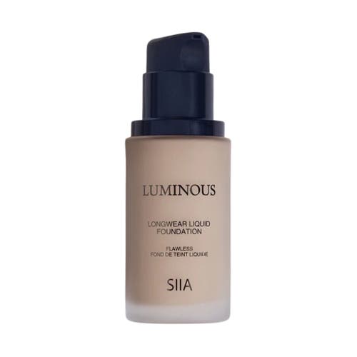 Shop Siia Cosmetics Luminous Longwear Liquid Foundation In Vanilla