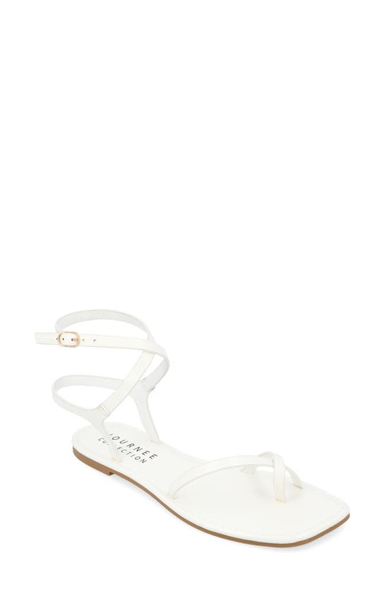 Journee Collection Tru Comfort Charra Sandal In White