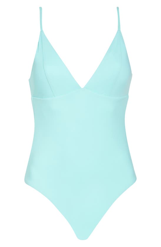 Shop Becca Triangle One-piece Swimsuit In Arb
