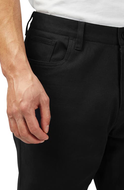 Ben Sherman Slim Tapered Leg 5-pocket Pants In Black