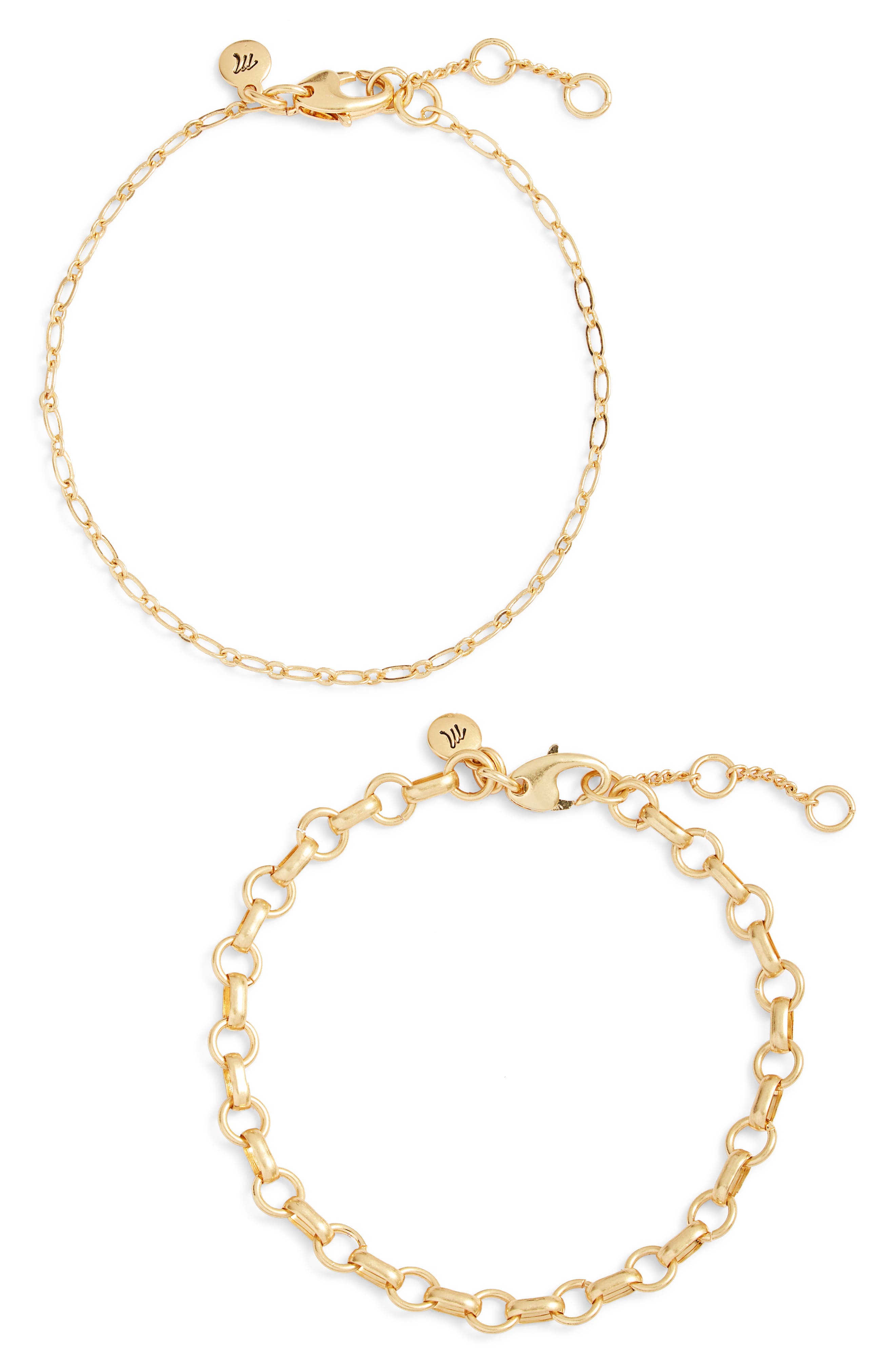 Paperclip Chain Bracelets | Nordstrom