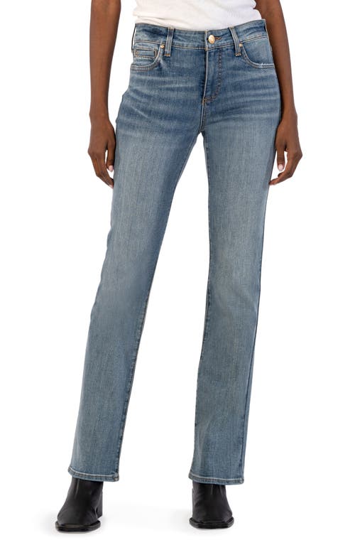 KUT from the Kloth Natalie Fab Ab High Waist Bootcut Jeans Composed at Nordstrom,