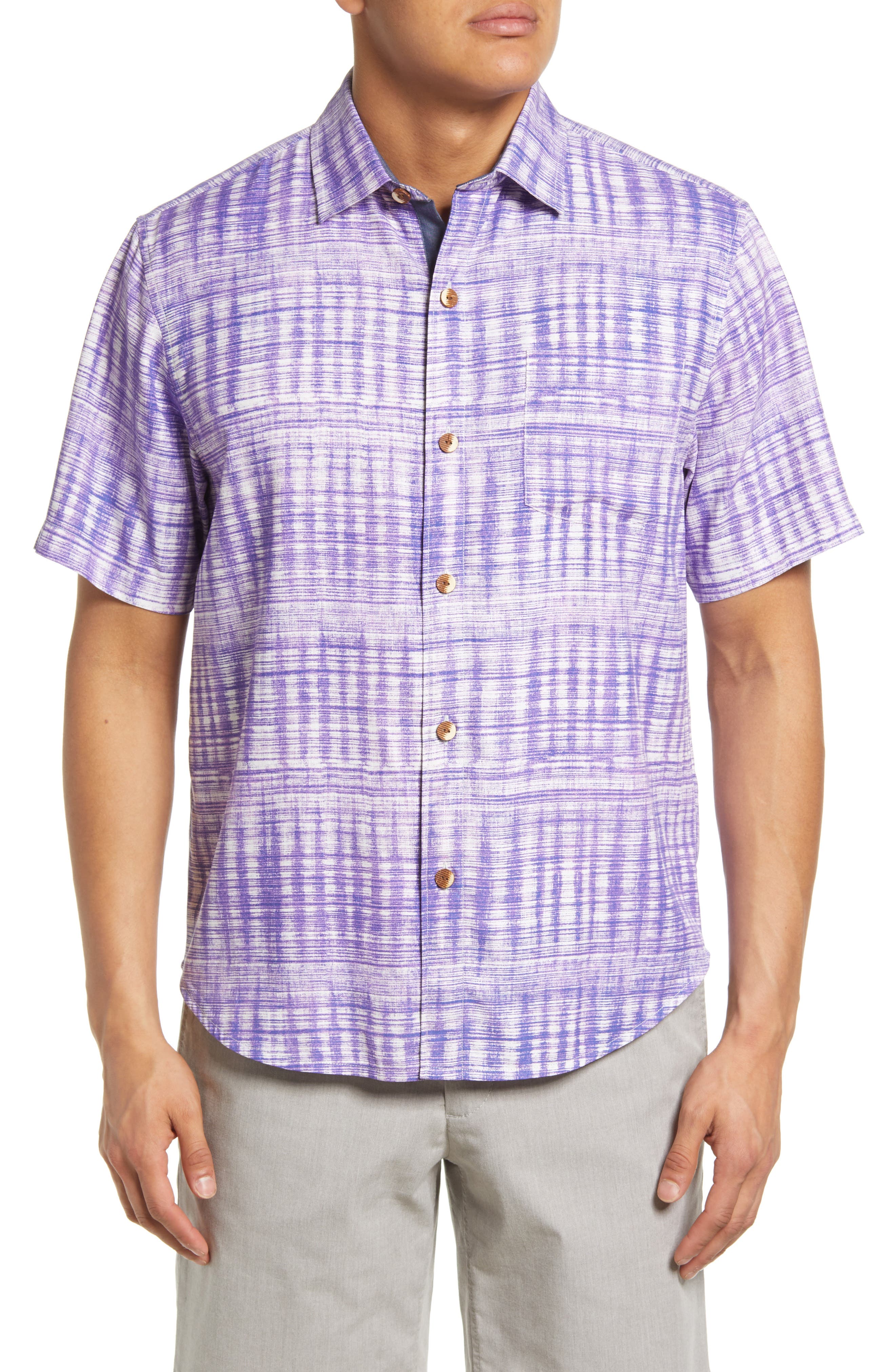Men's 100% Silk Button Up Shirts 