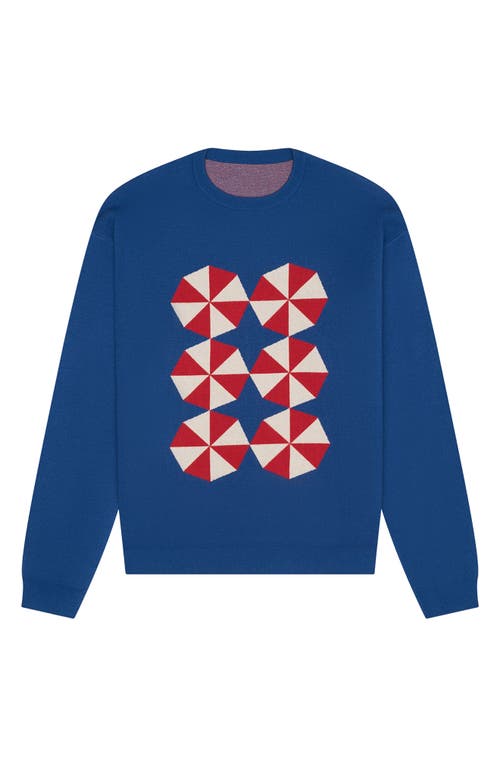 Shop Mavrans Umbrella Sweater In Blue