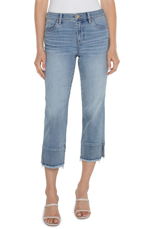 Liverpool Los Angeles Liv Frayed Split Hem Non-Skinny Skinny Jeans Wolfbrook at Nordstrom,