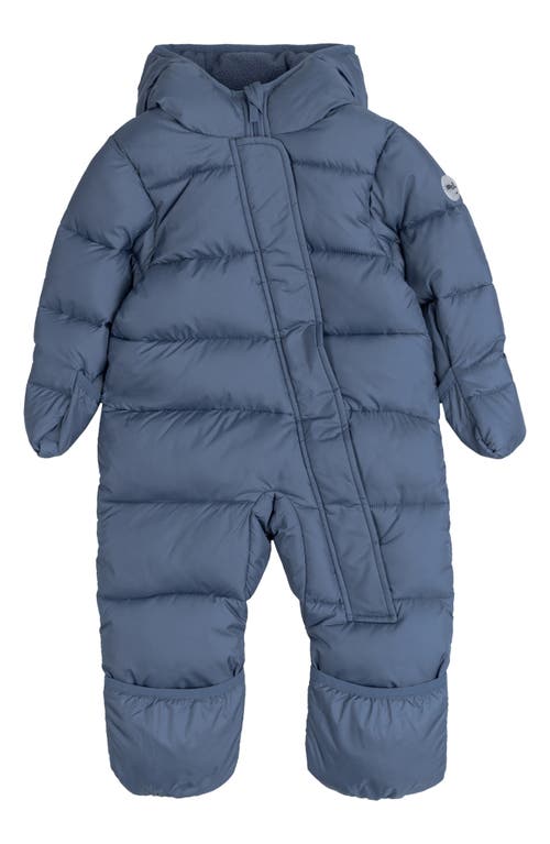 Miles The Label Babies'  Hooded Quilted Bunting In Navy