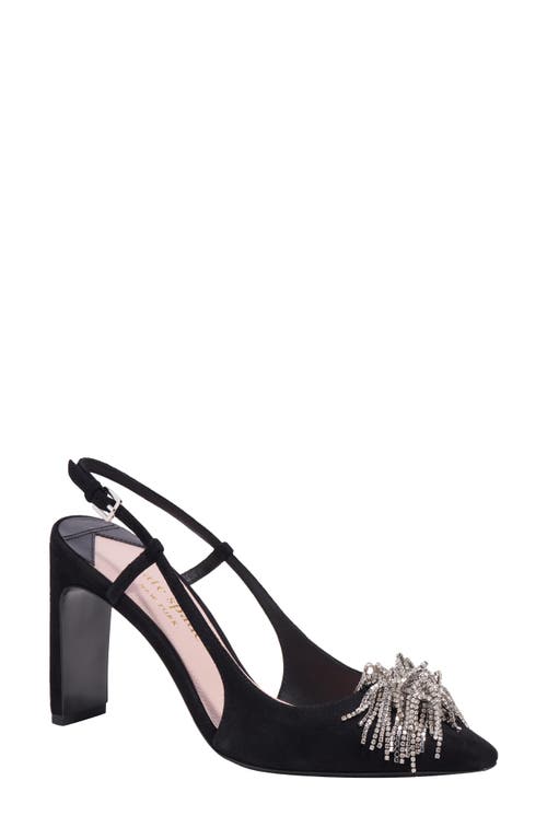 Kate Spade New York celestia crystal slingback pump Black at Nordstrom,