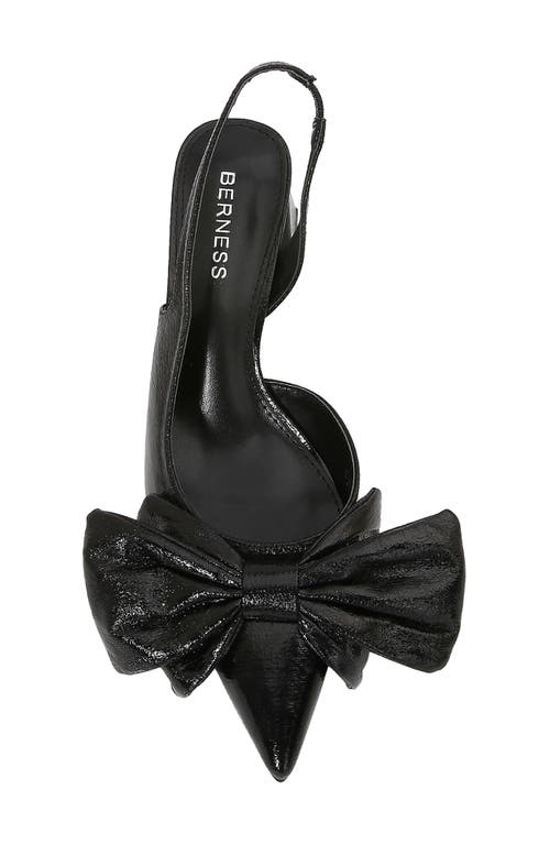Berness Cynthia Pointed Toe Slingback Pump In Black