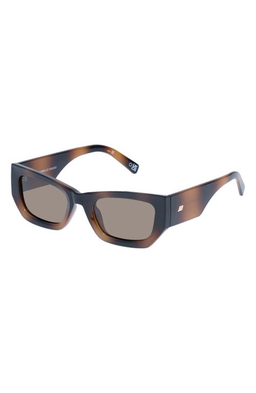 LE SPECS LE SPECS BEACHCOMBER 52MM POLARIZED D-FRAME SUNGLASSES