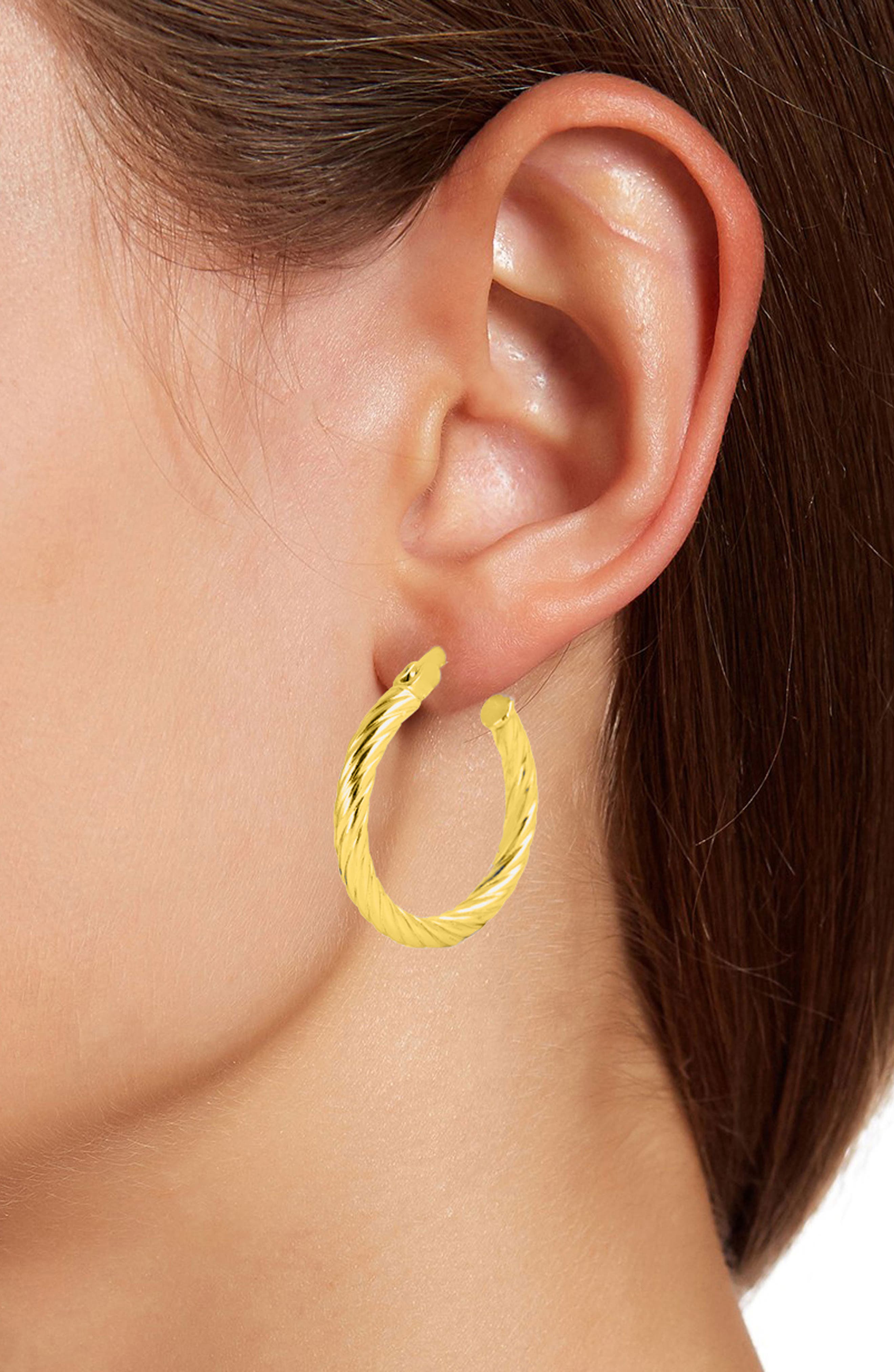 18k gold vermeil earrings