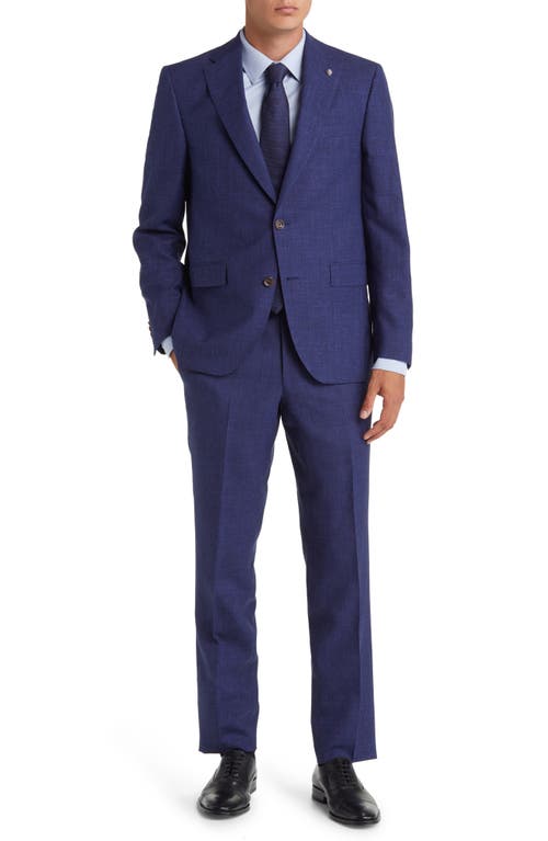 Espirit Wool Blend Suit in Medium Blue