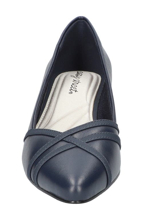 EASY STREET EASY STREET LOTUS POINTED TOE PUMP