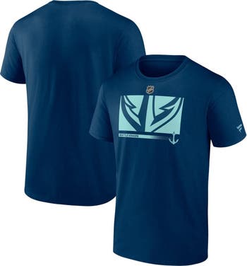 Seattle kraken fanatics branded authentic pro tech 2023 shirt