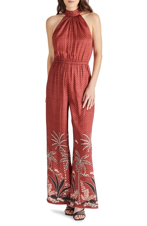 Shop Steve Madden Danae Sleeveless Jumpsuit In Sand