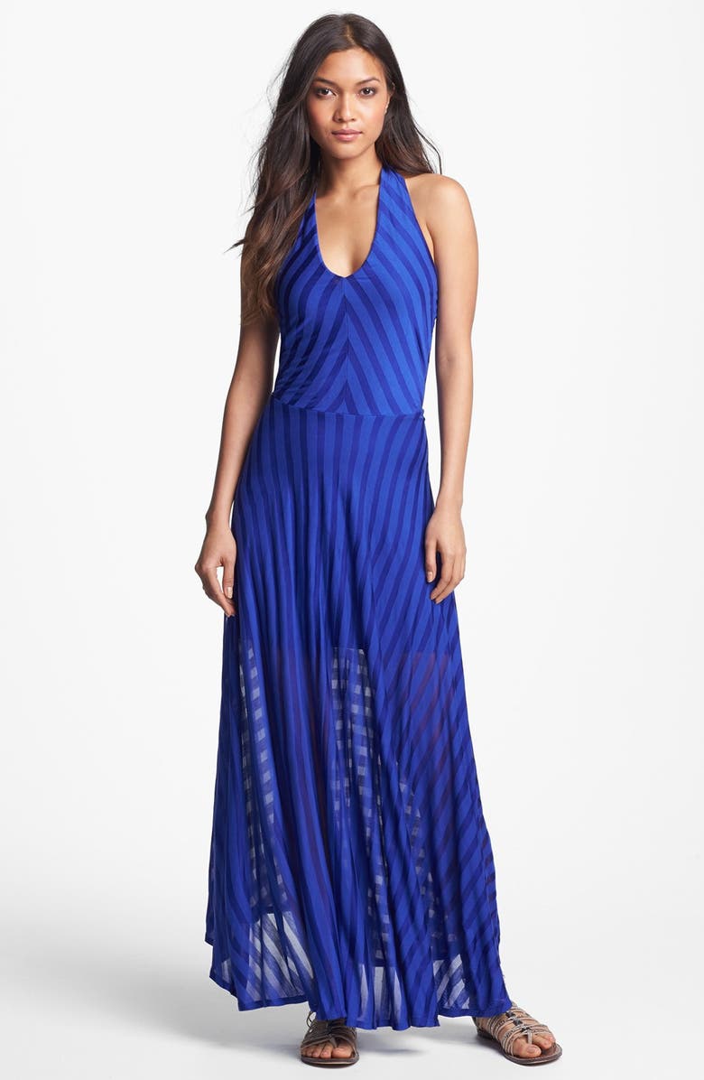 Felicity & Coco Stripe Halter Maxi Dress (Nordstrom Exclusive) | Nordstrom