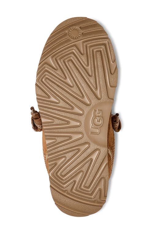Ugg(r) Kids' Lowmel Sneaker In Chestnut