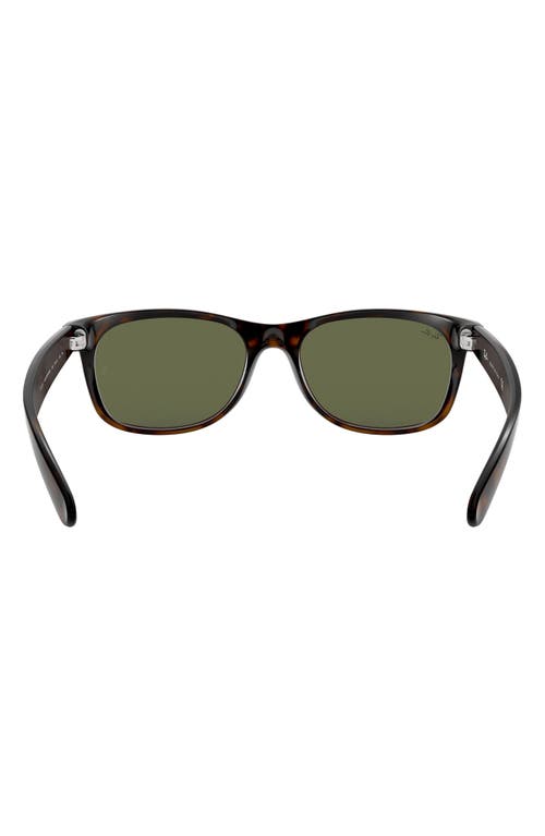 Ray Ban Ray-ban Wayfarer 58mm Rectangular Sunglasses In Tortoise/crystal Green
