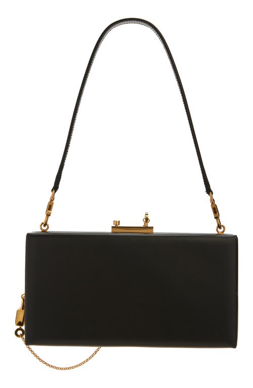 Shop Dolce & Gabbana Dolce&gabbana Eva Leather Frame Bag In 80999 Nero