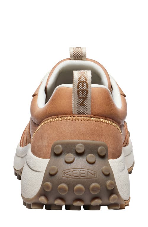 Keen Ks86 Lea Sneaker In Natural/birch