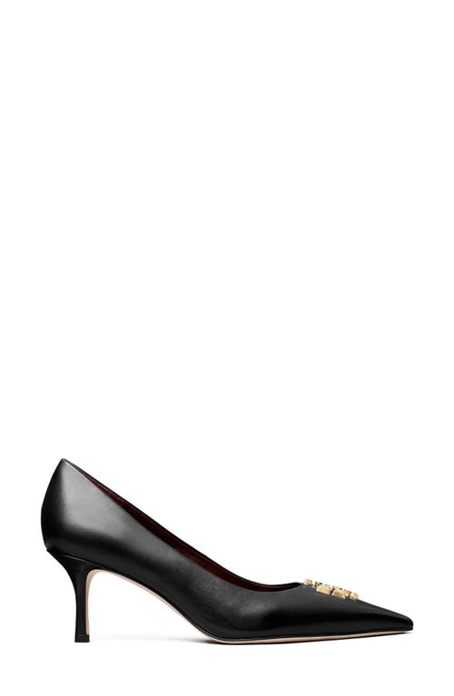 Shop Tory Burch Eleanor Pointed Toe Pump In Perfect Black