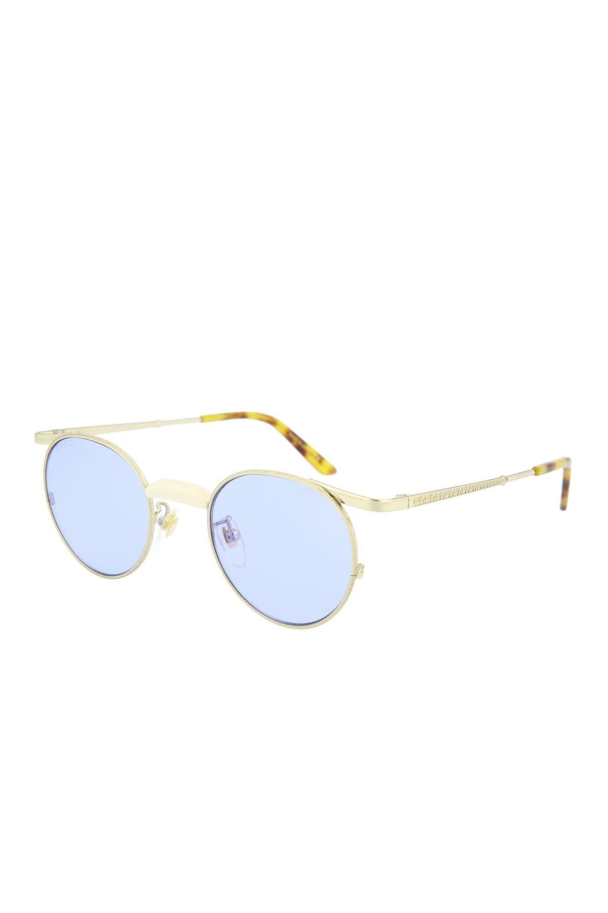 gucci 47mm round sunglasses
