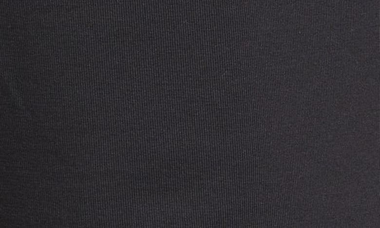 Stone Rose French Terry Shorts In Black