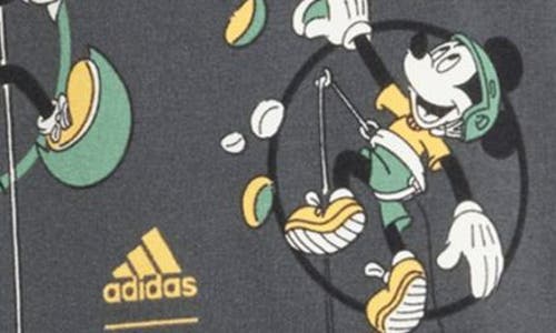 Shop Adidas Originals X Disney Mickey & Friends T-shirt & Shorts Set In Carbon/multicolor