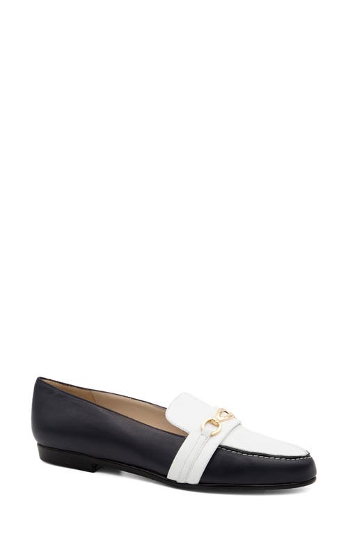 Amalfi By Rangoni Onore Loafer In Navy/white Piuma