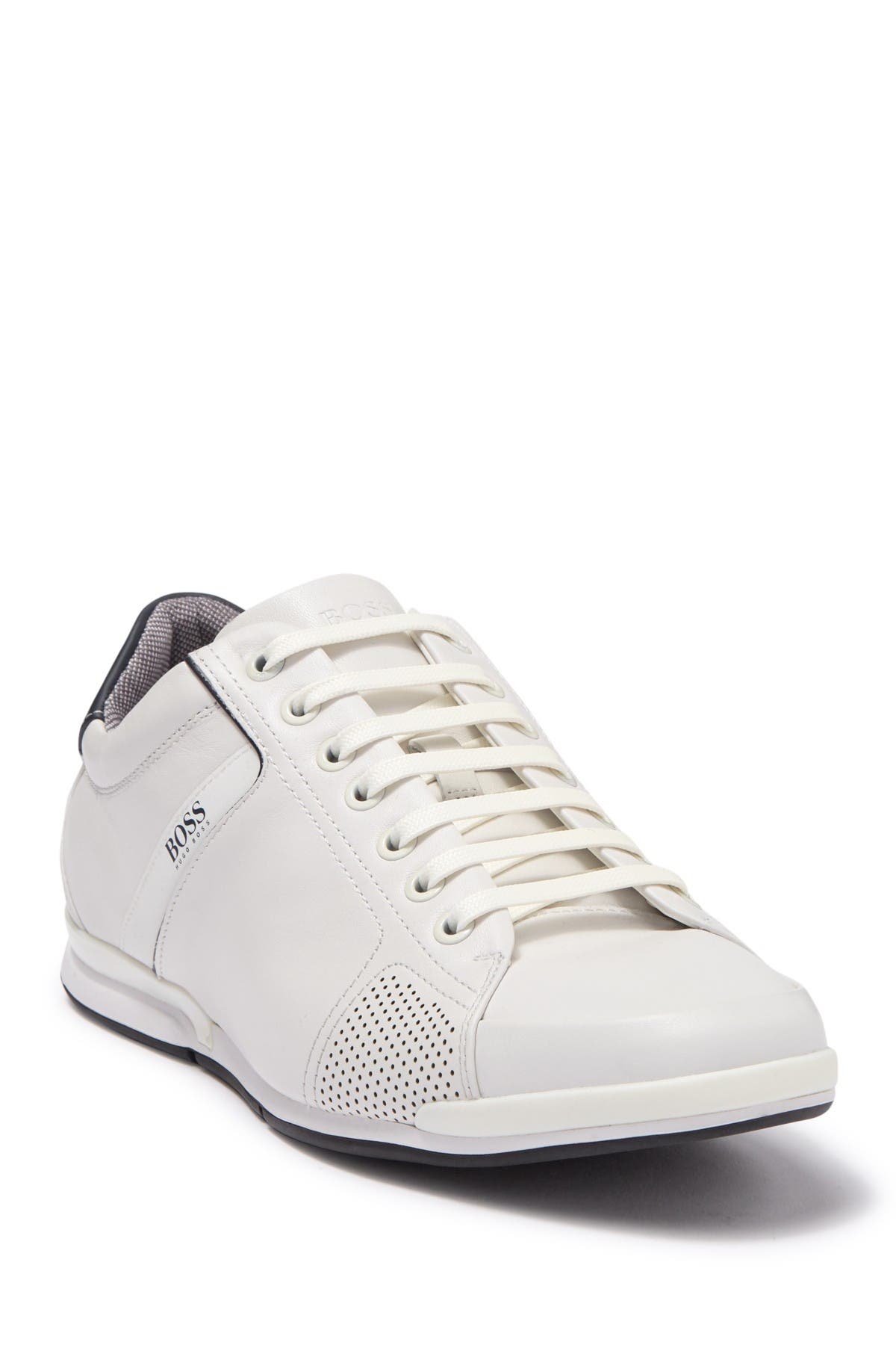 boss saturn low leather sneaker