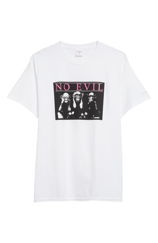 Shop Noah No Evil Graphic T-shirt In White