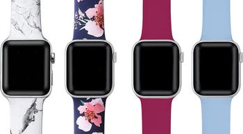Marble silicone apple watch best sale band