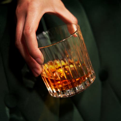 Viski Reserve Milo Crystal Neat Glasses In Clear