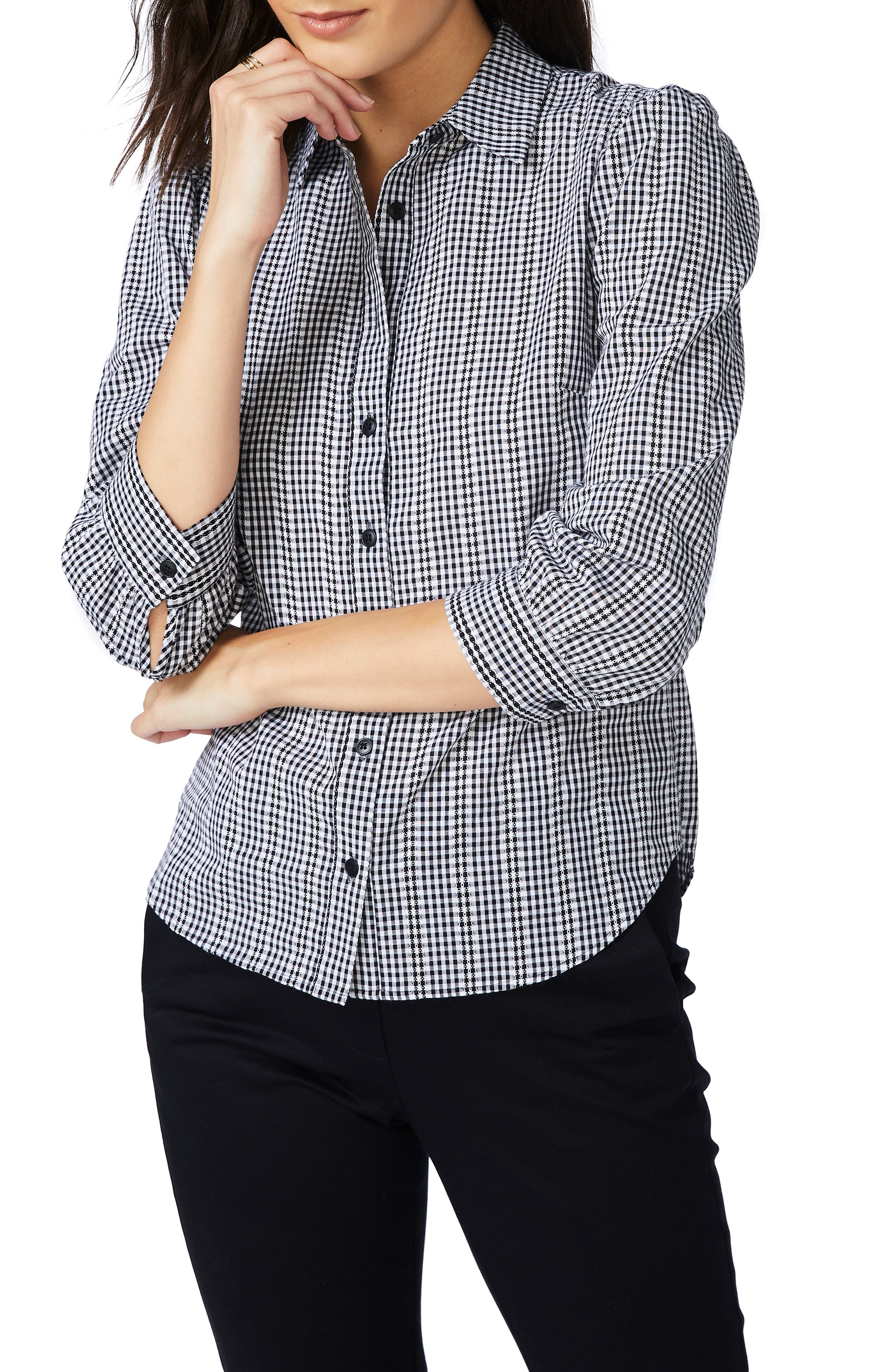 Court & Rowe Gingham Check Dobby Shirt