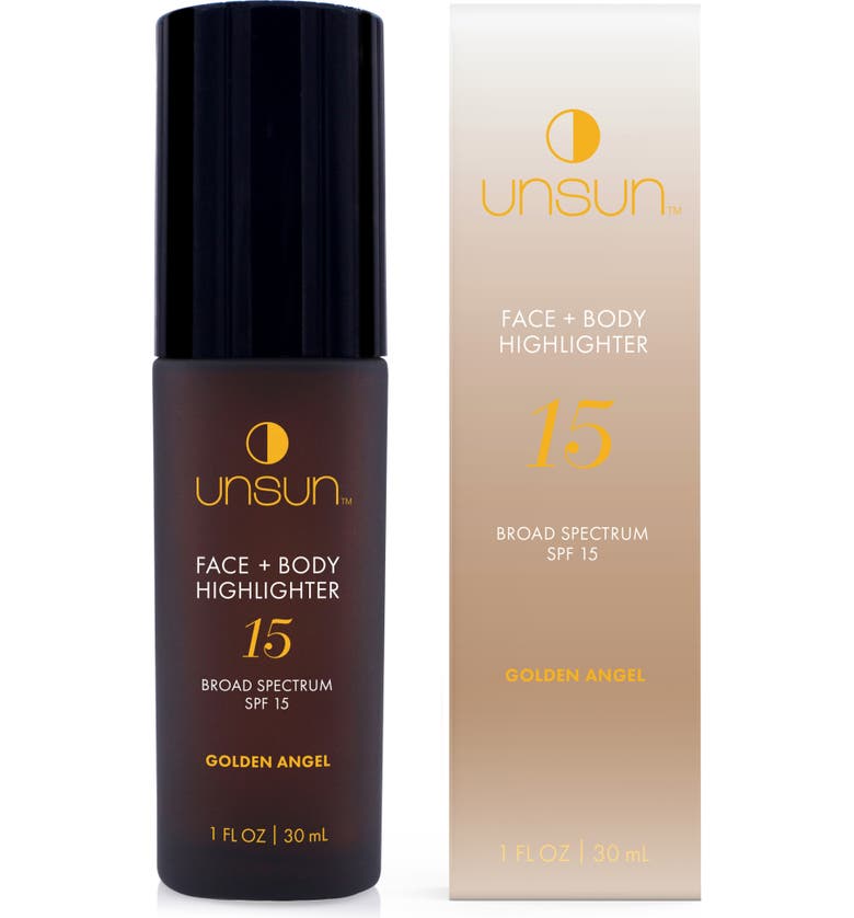UNSUN Face + Body Highlighter Broad Spectrum SPF 15 Sunscreen