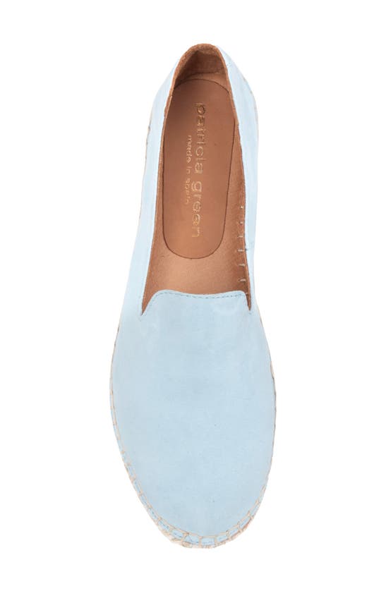 Shop Patricia Green Avery Platform Epsadrille Flat In Sky Blue