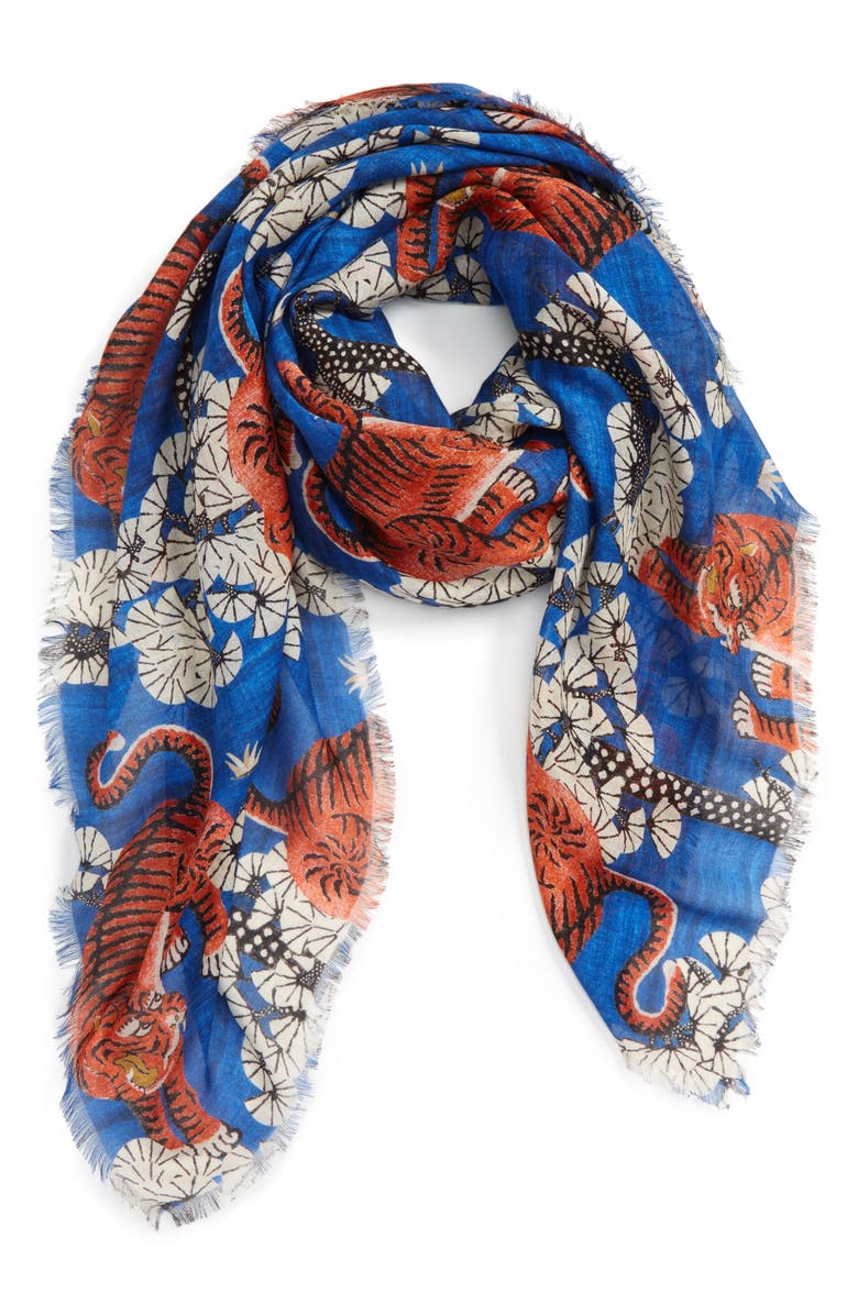 Gucci Bengal Print Modal & Silk Scarf | Nordstrom