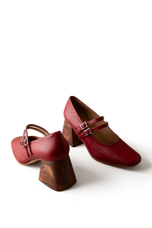 Huma Blanco Perry Mary Jane Pump In Cherry