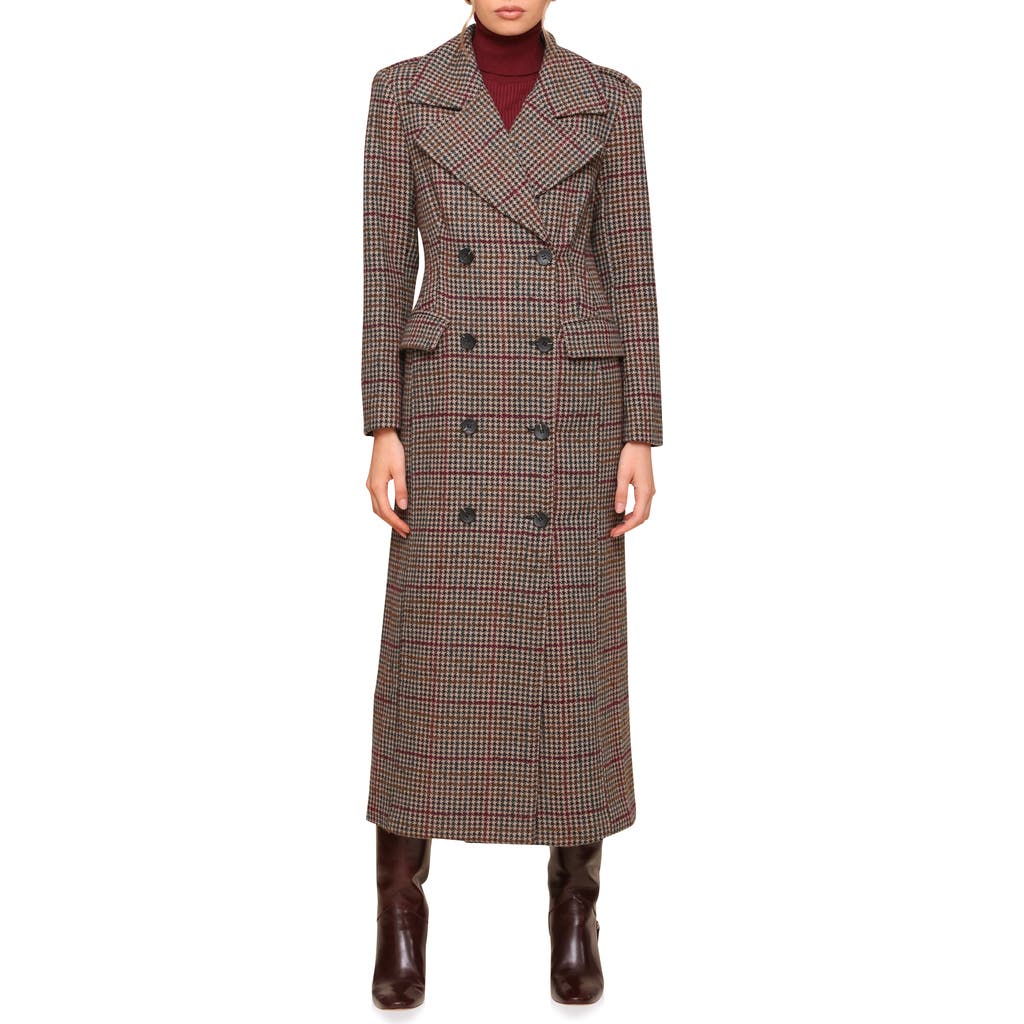 AVEC LES FILLES AVEC LES FILLES STRONG SHOULDER MAXI COAT