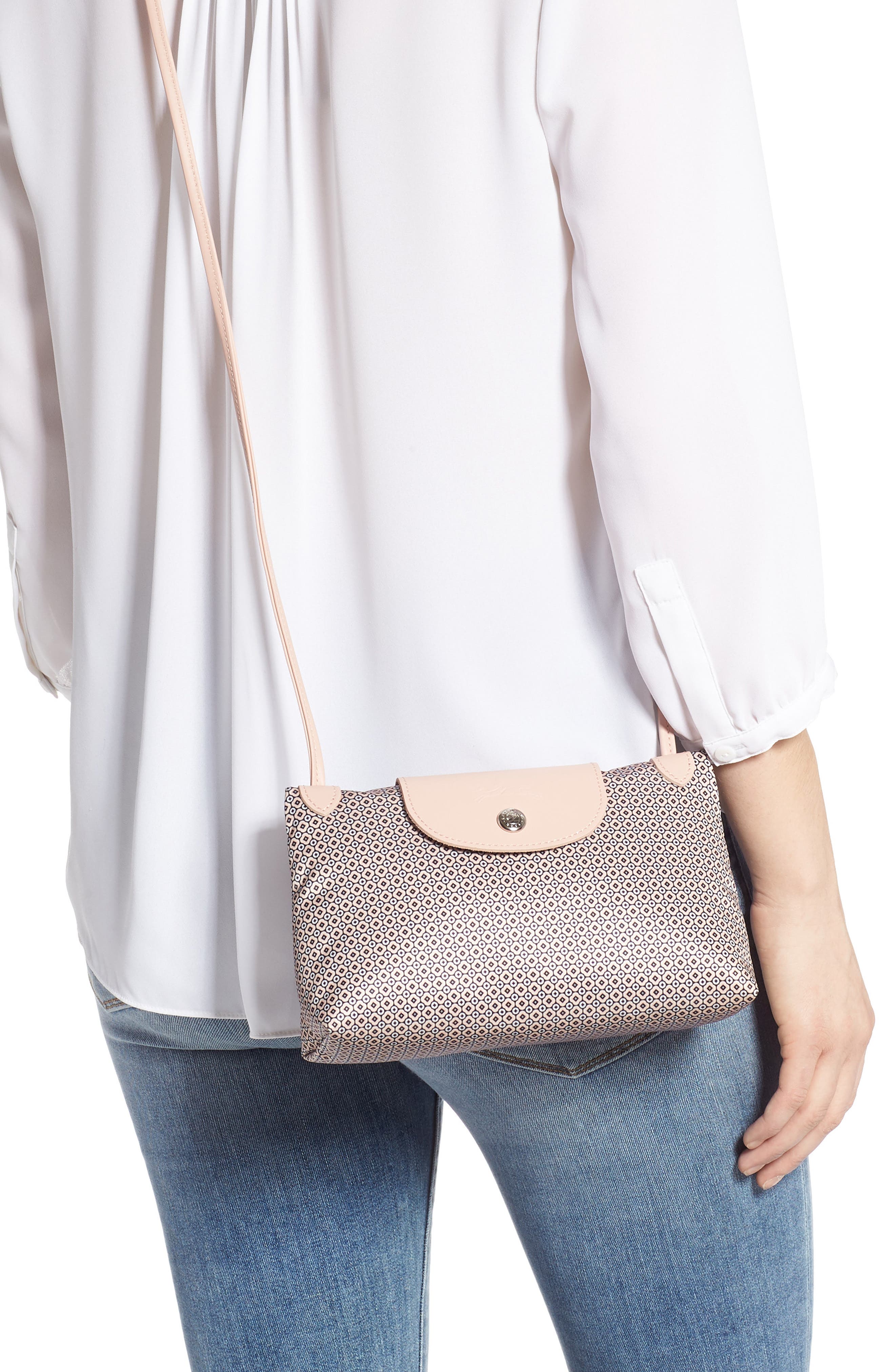 Le Pliage Dandy Print Nylon Crossbody Bag