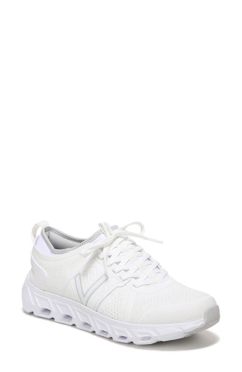 vionic white leather sneakers
