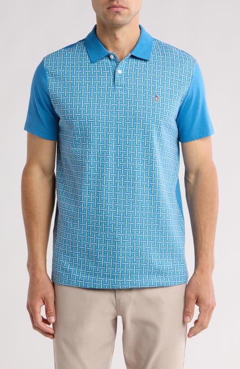 Cotton Jacquard Jersey Polo