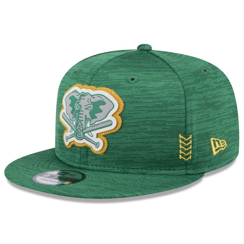 Shop New Era Green Oakland Athletics 2024 Clubhouse 9fifty Snapback Hat