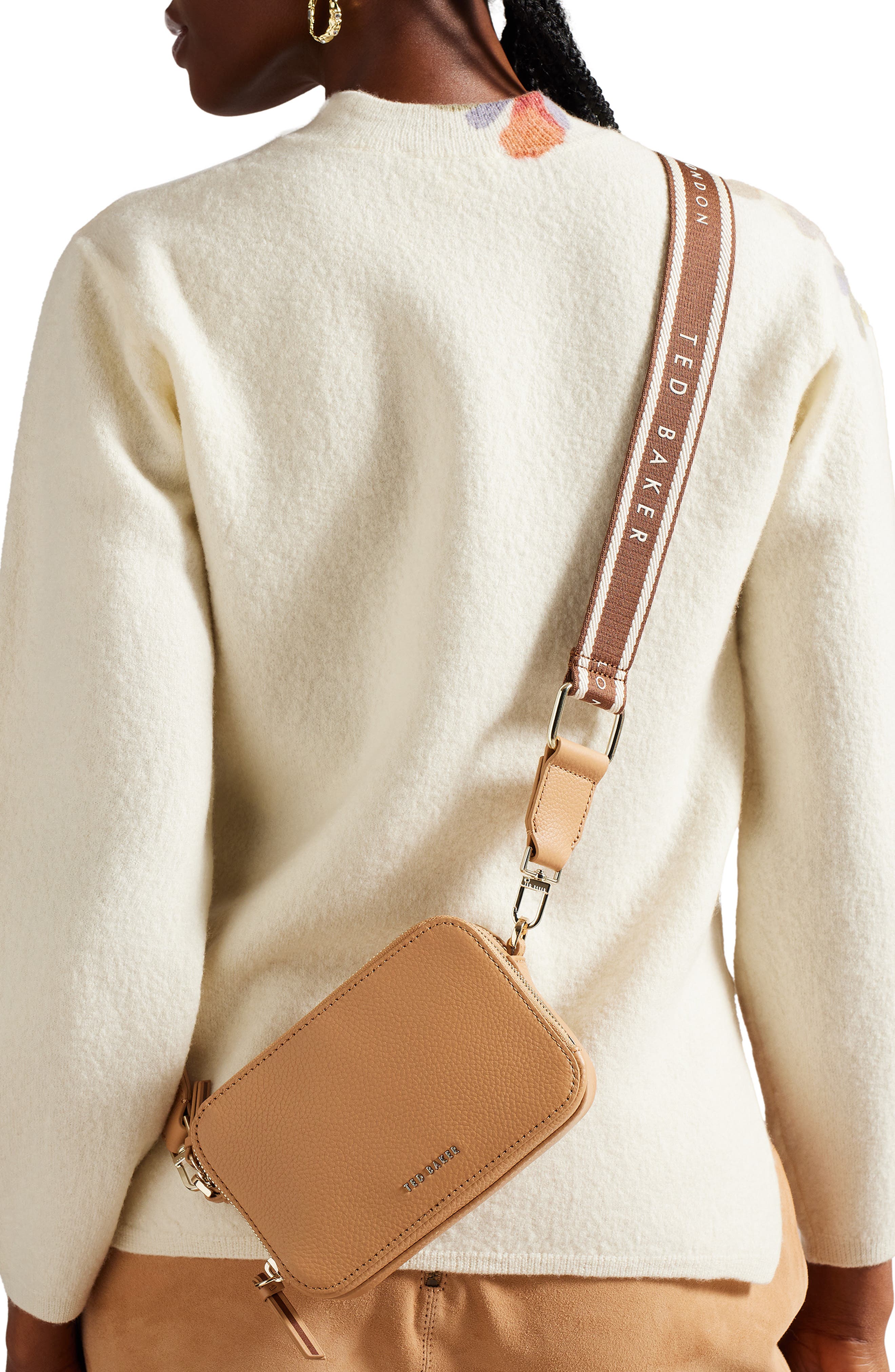 Ted Baker London Mini Stunna Leather Crossbody Bag Nordstrom