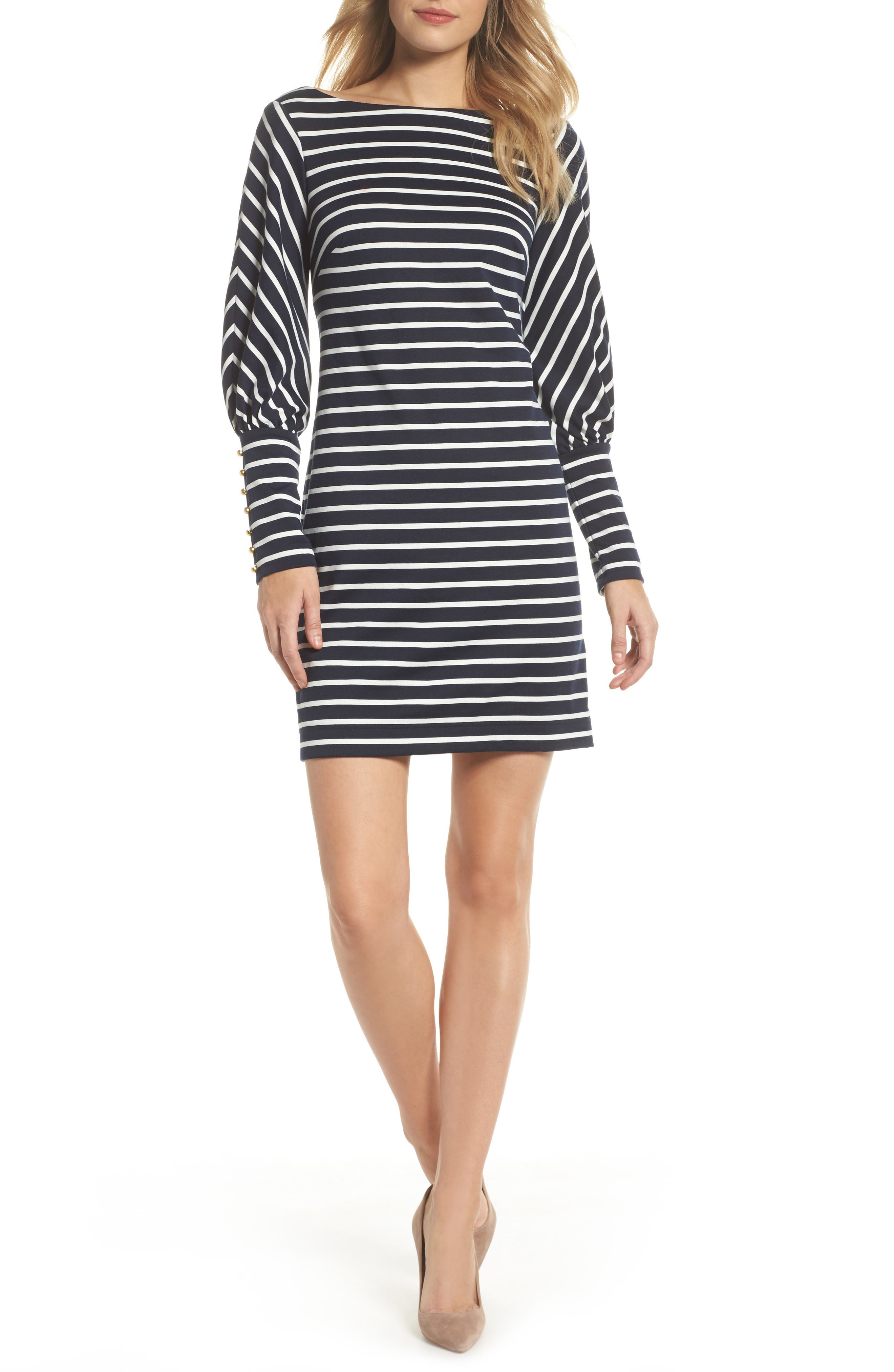 vince camuto puff sleeve dress