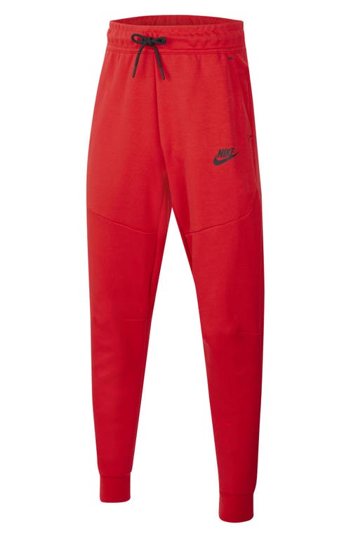 Nike Tech Fleece Pants In Red