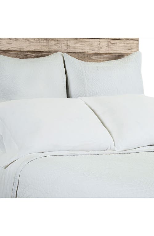 Pom Pom At Home Marseille Large Euro Sham In White