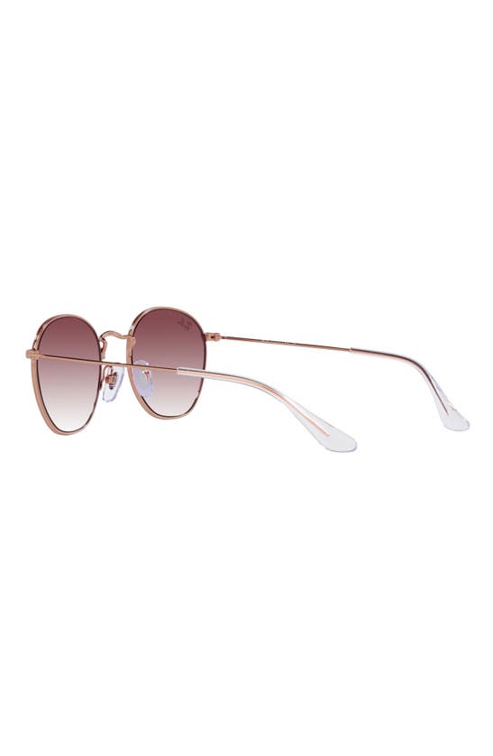 Ray Ban 48mm Rob Jr Irregular In Rose Gold